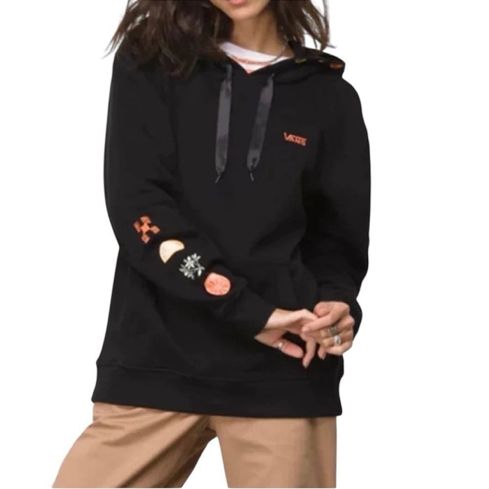 🆕 VANS LIZZIE ARMANTO BFF HOODIE IN BLACK size XS nwt